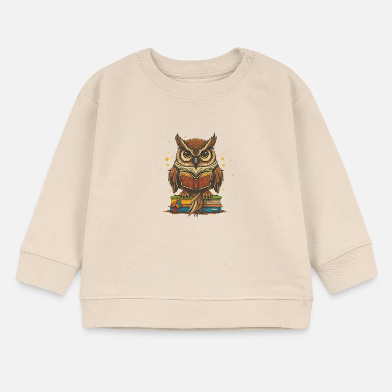Studie Eule Baby Organic Sweatshirt Baby Changer von Stanley/Stella