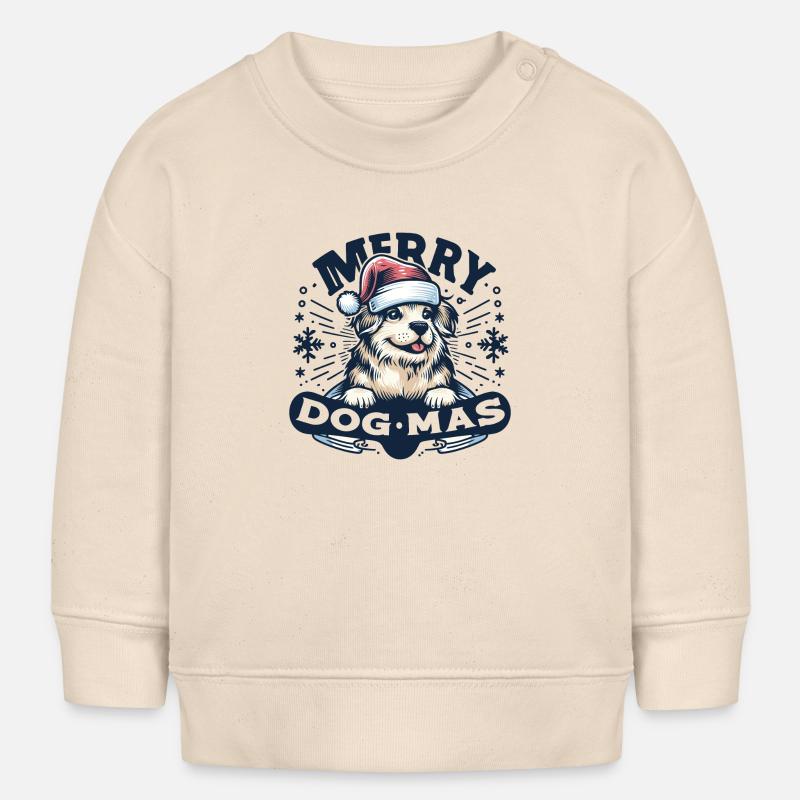 Joyeux dogmes - Sweat bébé bio Stanley/Stella - écru doux