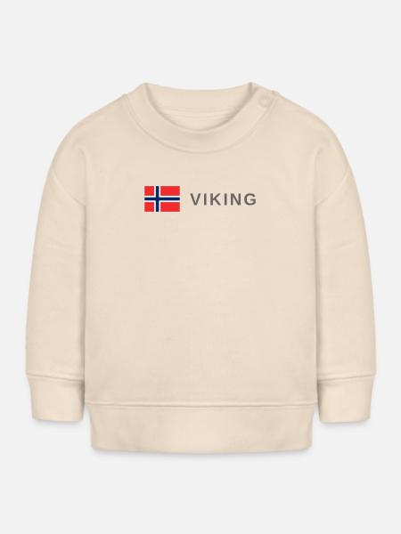 Wikinger - Baby Organic Sweatshirt Baby Changer von Stanley/Stella - Natur