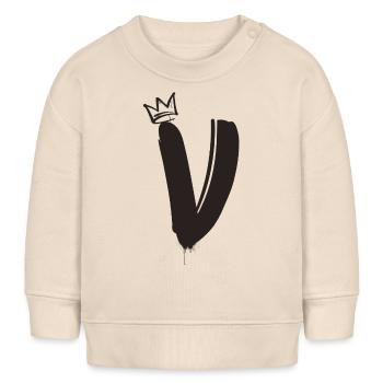 V - Baby Organic Sweatshirt Baby Changer von Stanley/Stella - Natur - Vorne