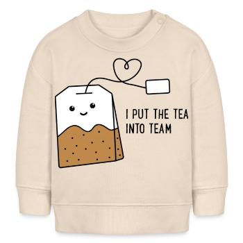 Team - Baby Sweatshirt by Stanley/Stella - soft Ecru - Front