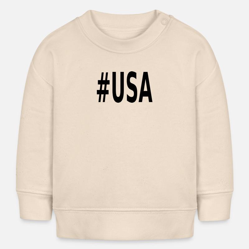 USA - Sweat bébé bio Stanley/Stella - écru doux