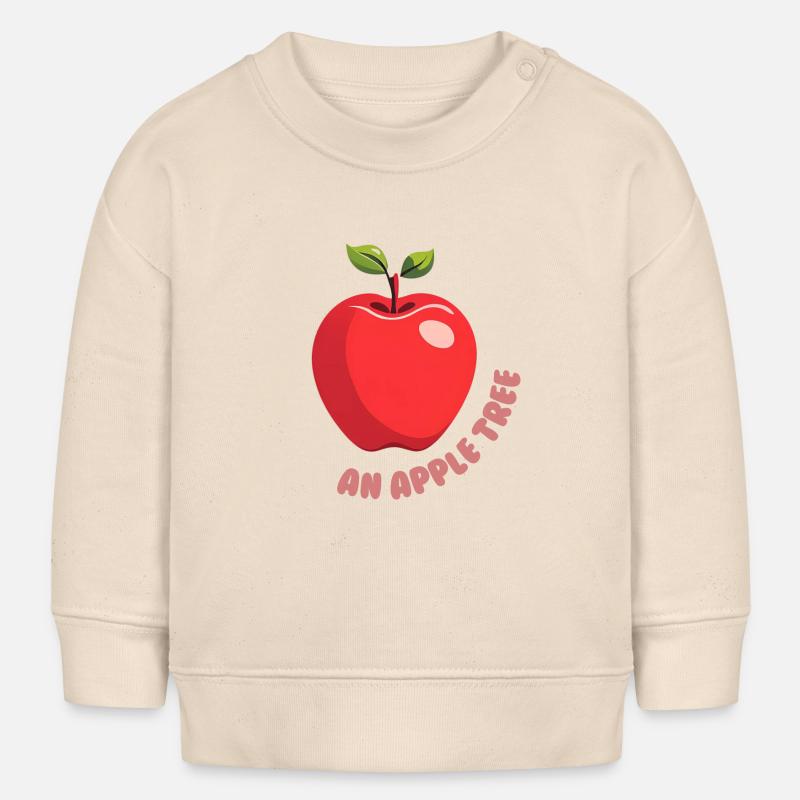 un pommier - Sweat bébé bio Stanley/Stella - écru doux