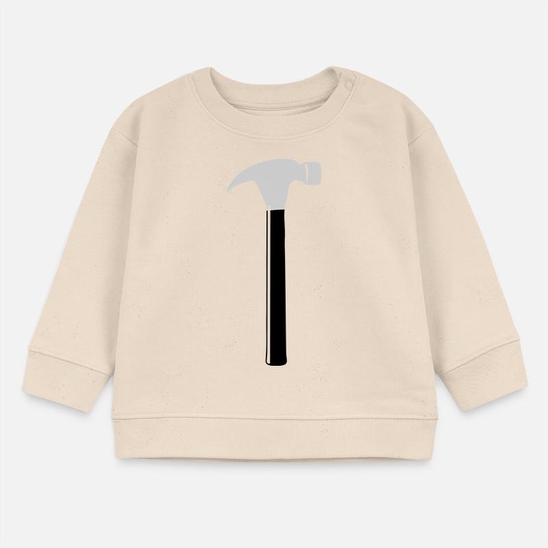 Marteau à outils Sweat bébé bio Stanley/Stella