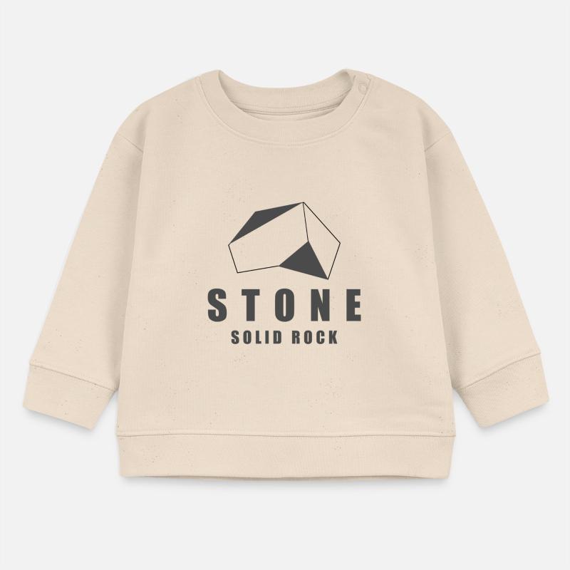 Stone solid rock - Solider Stein Baby Organic Sweatshirt Baby Changer von Stanley/Stella