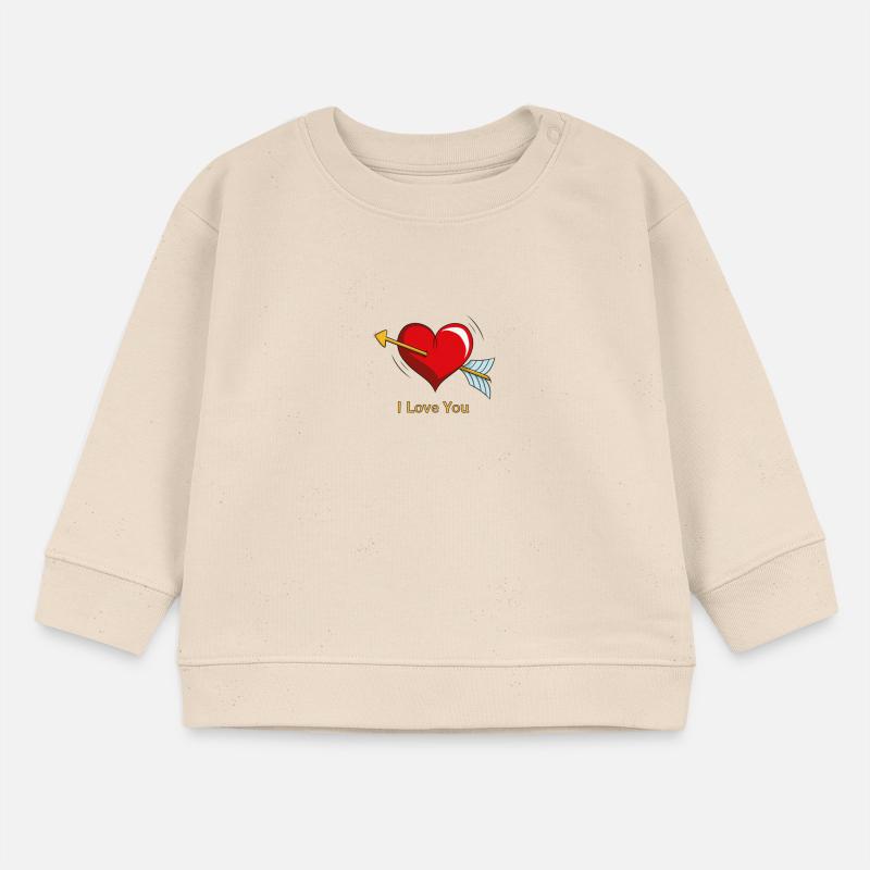 Cuore di Cupido Felpa neonato bio di Stanley/Stella
