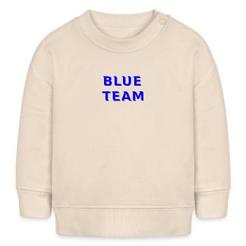 Blue Team - Baby Organic Sweatshirt Baby Changer von Stanley/Stella - Natur - Vorne