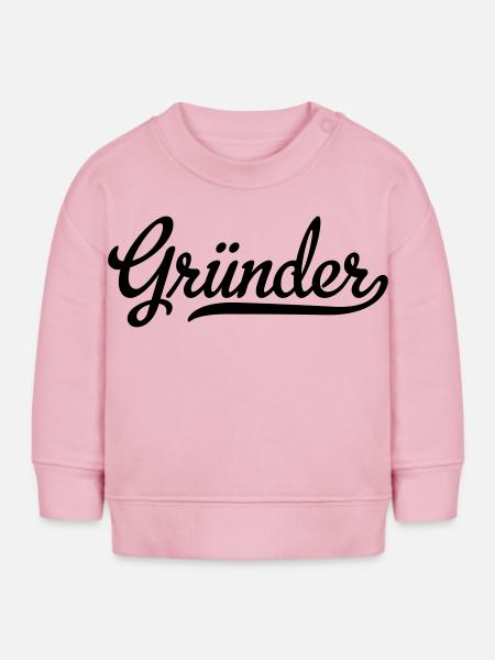 Gründer - Baby Organic Sweatshirt Baby Changer von Stanley/Stella - Hellrosa