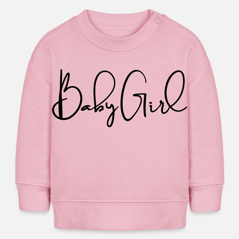 Bébé fille - Sweat bébé bio Stanley/Stella - rose pâle