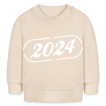 Symbole 2024 - Sweat bébé bio Stanley/Stella - écru doux - Devant