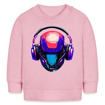 French House - Baby Organic Sweatshirt Baby Changer von Stanley/Stella - Hellrosa - Vorne