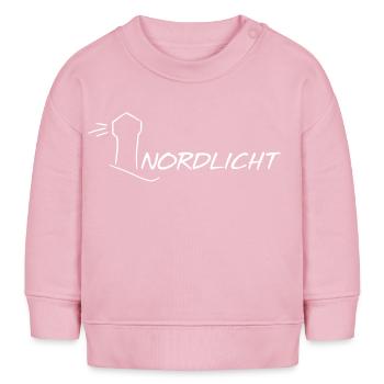 Nordlicht mit Leuchtturm, weiß - Baby Organic Sweatshirt Baby Changer von Stanley/Stella - Hellrosa - Vorne