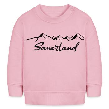 Sauerland Sticker - Baby Organic Sweatshirt Baby Changer von Stanley/Stella - Hellrosa - Vorne