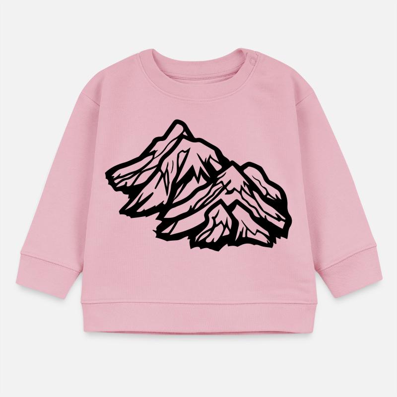 mountains Baby Organic Sweatshirt Baby Changer von Stanley/Stella