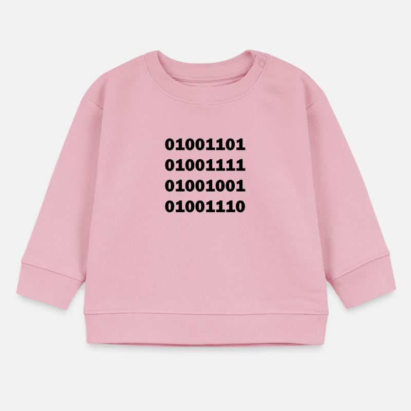 Binär Code MOIN Baby Organic Sweatshirt Baby Changer von Stanley/Stella