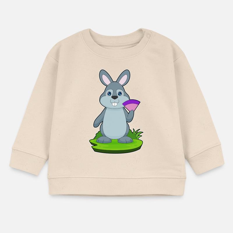 Hase Handventilator Baby Organic Sweatshirt Baby Changer von Stanley/Stella