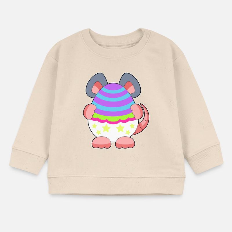 Mouse Easter Easter Egg Hide Baby Sweatshirt by Stanley/Stella