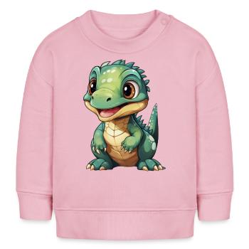 dino1 - Baby Organic Sweatshirt Baby Changer von Stanley/Stella - Hellrosa - Vorne