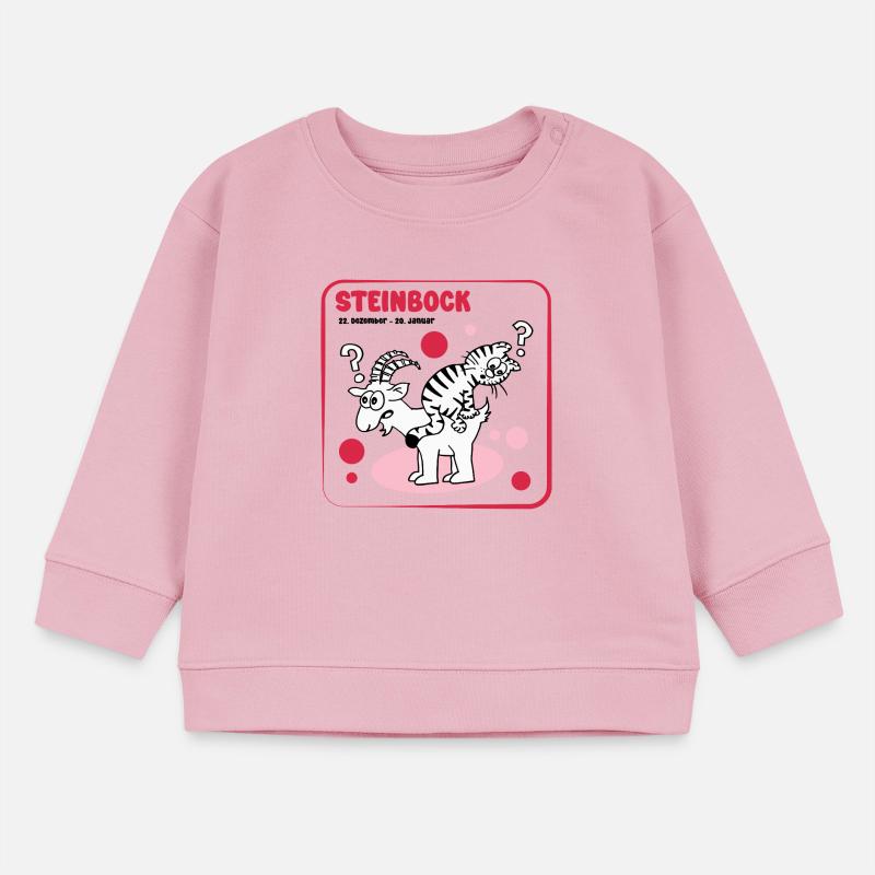 Sternzeichen Steinbock Baby Organic Sweatshirt Baby Changer von Stanley/Stella