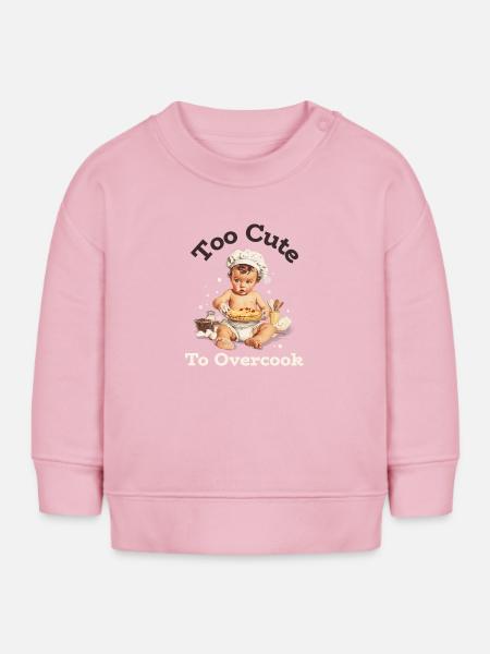 Zu süß zum Überkochen - Baby Organic Sweatshirt Baby Changer von Stanley/Stella - Hellrosa