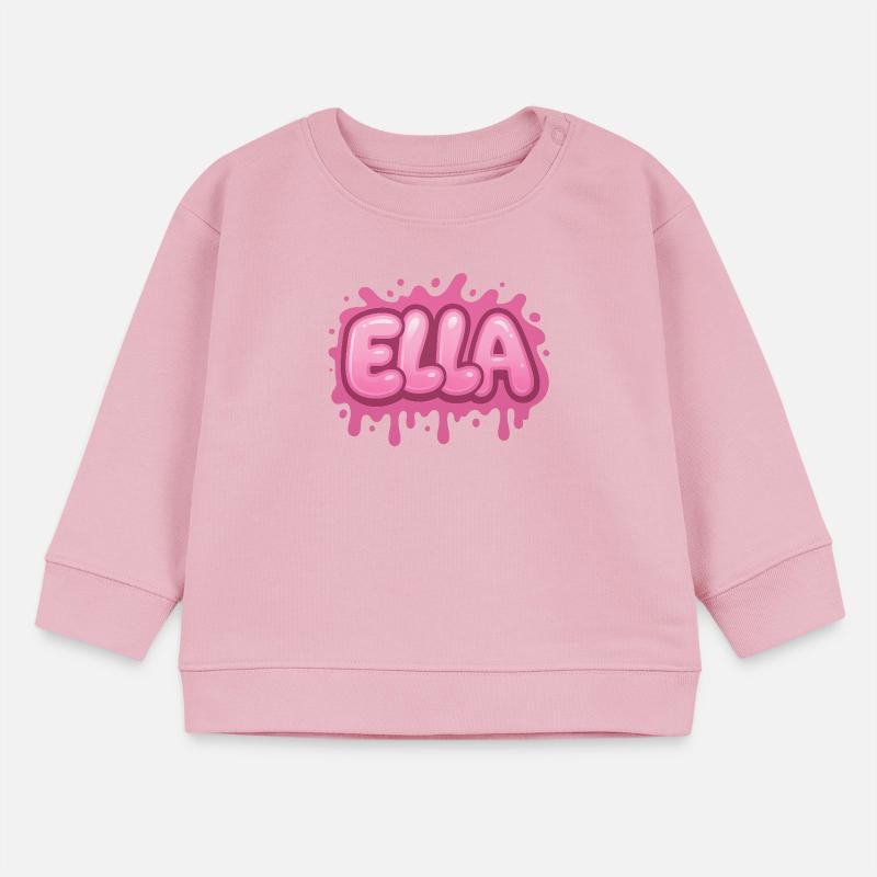Graffiti ELLA Name Gift Ideal Printable Baby Sweatshirt by Stanley/Stella