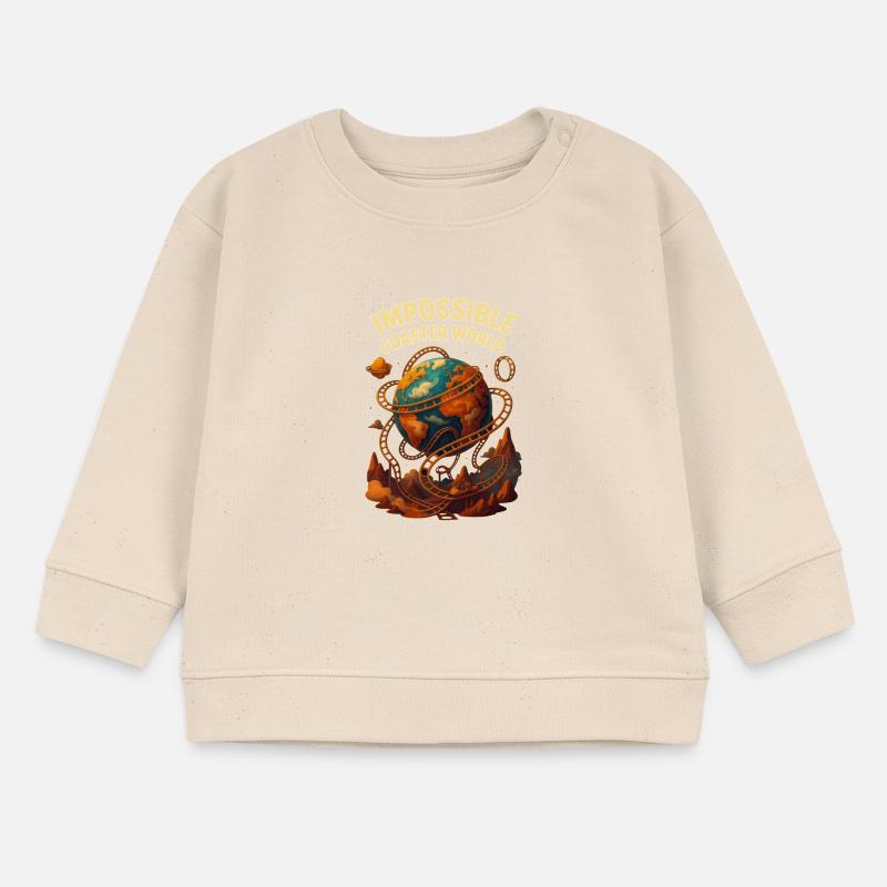 Impossible Roller Coaster World Sweat bébé bio Stanley/Stella