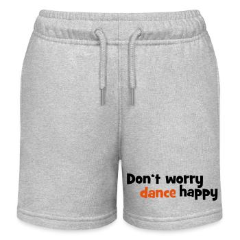 tanzen - Kinder Organic Joggingshorts Mini Bolter von Stanley/Stella - Grau meliert - Vorne