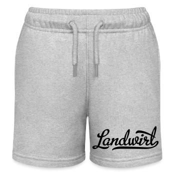 Landwirt - Kinder Organic Joggingshorts Mini Bolter von Stanley/Stella - Grau meliert - Vorne
