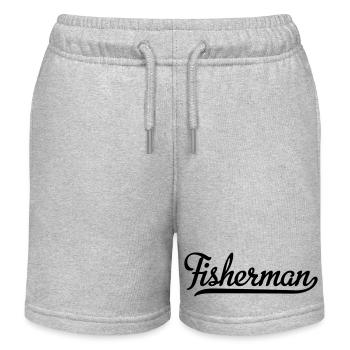 Fischer - Kinder Organic Joggingshorts Mini Bolter von Stanley/Stella - Grau meliert - Vorne
