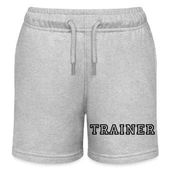 Trainer - Kinder Organic Joggingshorts Mini Bolter von Stanley/Stella - Grau meliert - Vorne