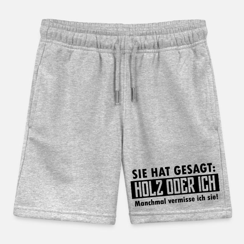Sie hat gesagt: Holz oder ich... Kinder Organic Joggingshorts Mini Bolter von Stanley/Stella