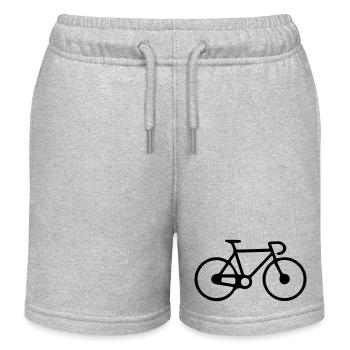 Bicyclette - Short de jogging enfant bio Stanley/Stella - gris chiné - Devant