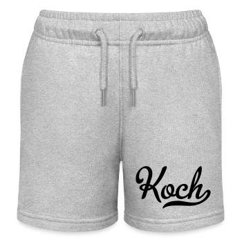 Koch - Kinder Organic Joggingshorts Mini Bolter von Stanley/Stella - Grau meliert - Vorne