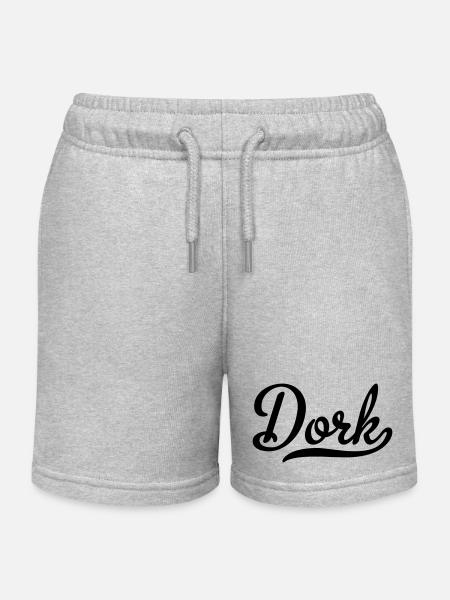 Dork - Kinder Organic Joggingshorts Mini Bolter von Stanley/Stella - Grau meliert