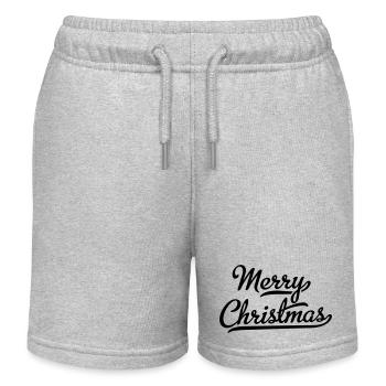 Joyeux Noël - Short de jogging enfant bio Stanley/Stella - gris chiné - Devant