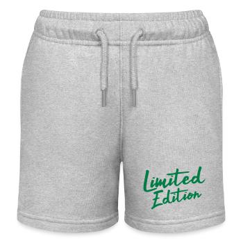 Édition limitée - Short de jogging enfant bio Stanley/Stella - gris chiné - Devant