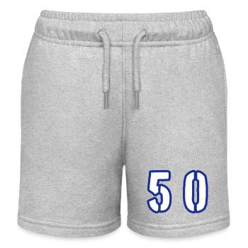 Symbole de 50 chiffres - Short de jogging enfant bio Stanley/Stella - gris chiné - Devant