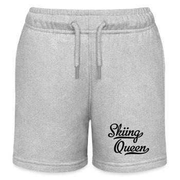 Ski - Kinder Organic Joggingshorts Mini Bolter von Stanley/Stella - Grau meliert - Vorne