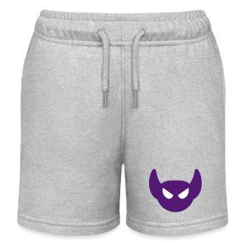 Halloween Geist - Kinder Organic Joggingshorts Mini Bolter von Stanley/Stella - Grau meliert - Vorne