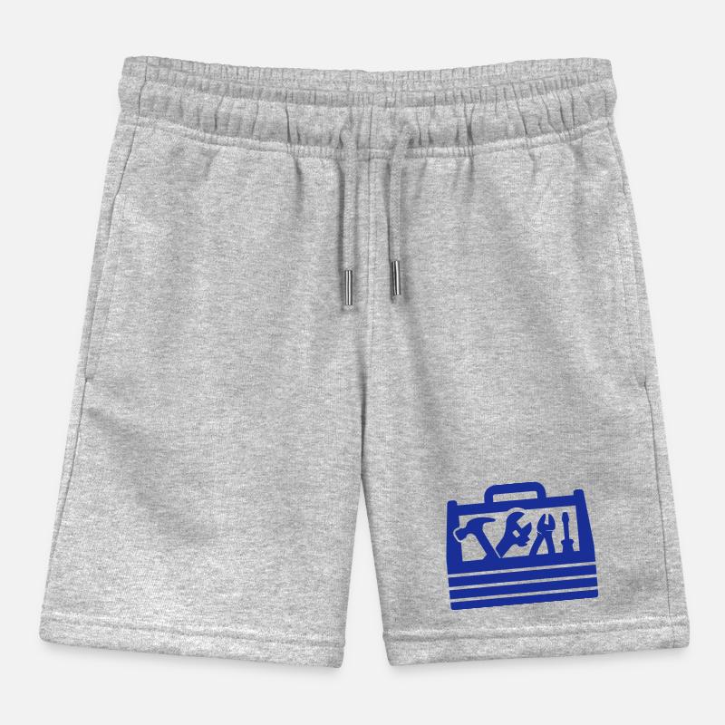 Tools Toolbox Kids Organic Sweat Shorts by Stanley/Stella