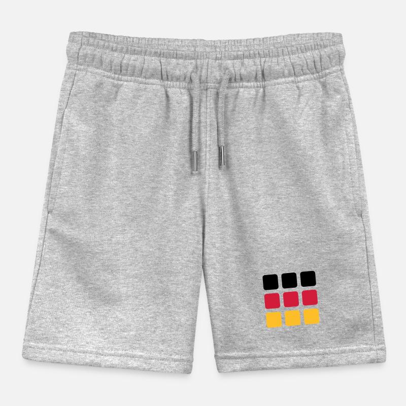 Drapeau - Carrés Tricolore - VECTOR Short de jogging enfant bio Stanley/Stella