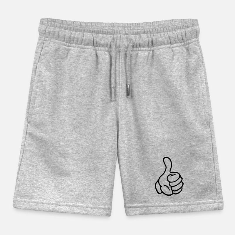 main pouce comme bande dessinée Short de jogging enfant bio Stanley/Stella