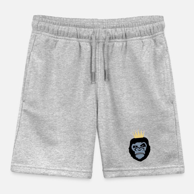 gorilla face krone Kinder Organic Joggingshorts Mini Bolter von Stanley/Stella