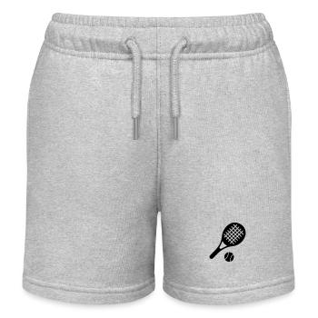 Tennis - Kinder Organic Joggingshorts Mini Bolter von Stanley/Stella - Grau meliert - Vorne