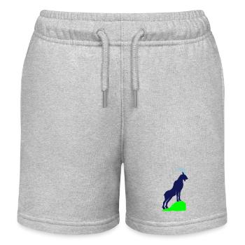 Capricorne 02 - Short de jogging enfant bio Stanley/Stella - gris chiné - Devant