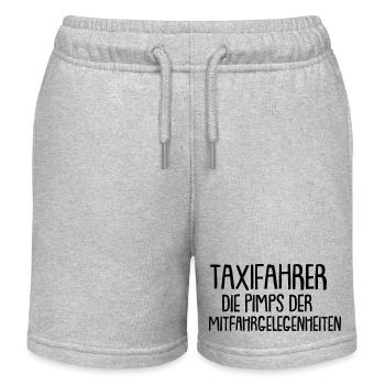 Taxifahrer - Kinder Organic Joggingshorts Mini Bolter von Stanley/Stella - Grau meliert - Vorne