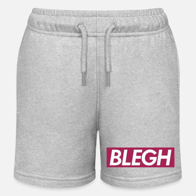 BLEGH - Kinder Organic Joggingshorts Mini Bolter von Stanley/Stella - Grau meliert