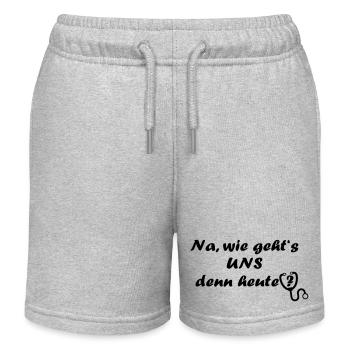 arzt doktor krankenhaus stetoskop - Kinder Organic Joggingshorts Mini Bolter von Stanley/Stella - Grau meliert - Vorne