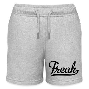Freak - Kids Organic Sweat Shorts by Stanley/Stella - heather grey - Front