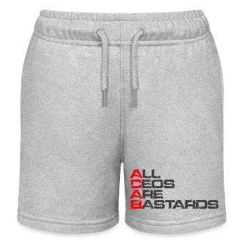 All CEOs - Kinder Organic Joggingshorts Mini Bolter von Stanley/Stella - Grau meliert - Vorne